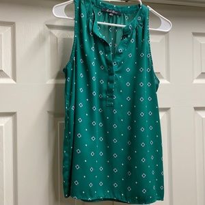 Alice Blue Dressy Tank - size M